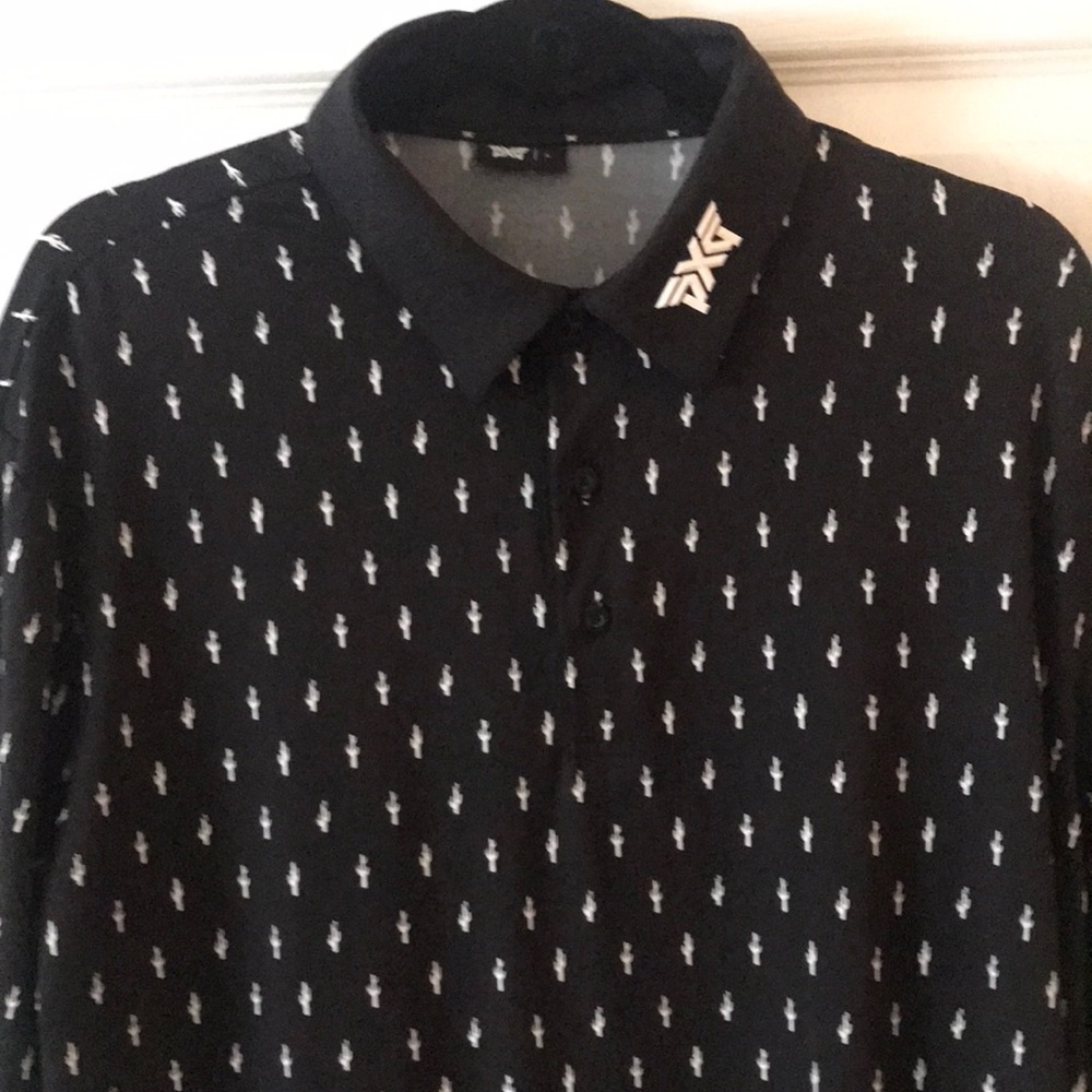 Brand new - never warn PXG Mens Large cactus golf shirt